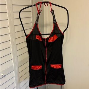 Black and Red Women's Intimate Sleepwear/party wear